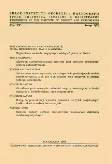 Określenie podstawowych zależności między tolerancjami w budownictwie a dokładnościami prac geodezyjnych